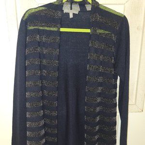 Neiman Marcus NAVY Blue Cashmere Cardigan size Medium